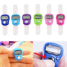 5 ZIFFERN PERSONENZÄHLER SCHRITTZÄHLER ELEKTRONISCHER ZÄHLER DIGITAL KNOPF qj