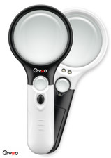 LED Lupe Leselupe mit Licht Beleuchtung 10-fach Vergrößerungsglas Juwelierlupe