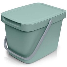 YourCasa® Biomülleimer Küche - 6L mit Deckel und Wandaufhängung