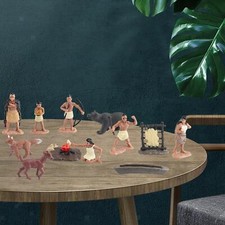 12 Stück indische Modellfiguren. Realistische indische Figuren für Kinder