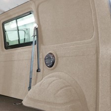 Innenverkleidung Verkleidung Filz Vlies Beige 3x2m passend für VW T6 T5 T4 Caddy