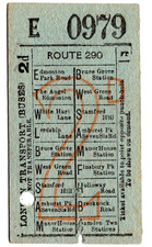 Busticket: London Transport (Busse): Linie 290 -2d