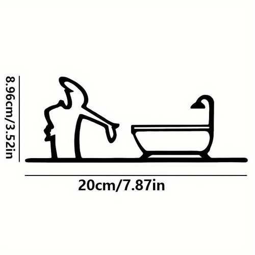 Metal wall decor flat - metal,