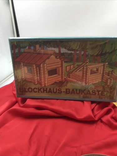 Vintage baukasten blockhaus - baukasten,