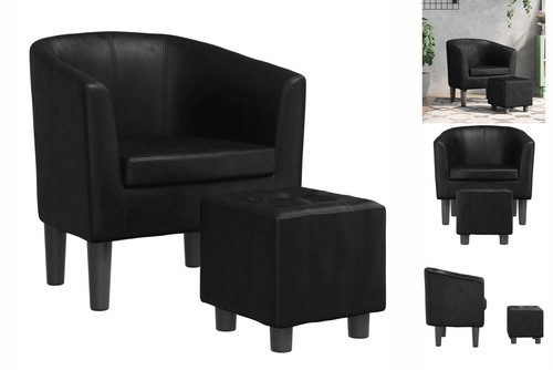 Clubsessel mit fußhocker - clubsessel,