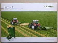 KRONE EasyCut R Heck Scheibenmähwerke Mähwerk Prospekt Traktor Schlepper Bulldog