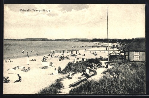 Travemünde priwall - ak, travemünde-priwall