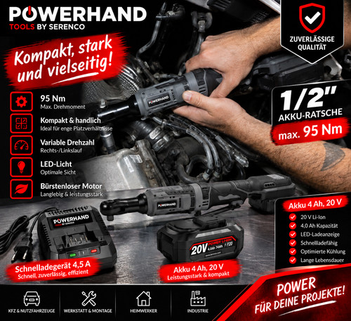 Powerhand - , 1/2"