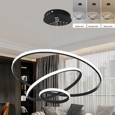 3 Ringen LED Hängelampe Esstisch 60W Pendelleuchte Dimmbare Moderne Deckenlampe