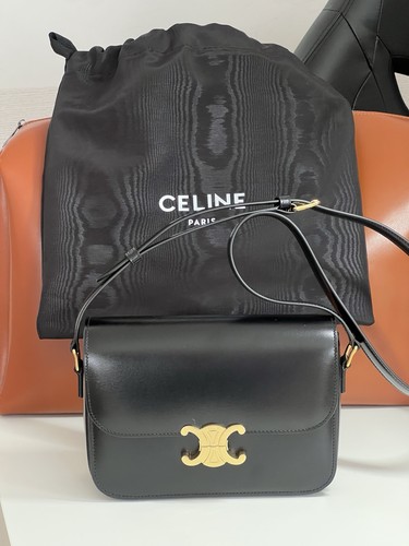 Celine triomphe bag black - celine,