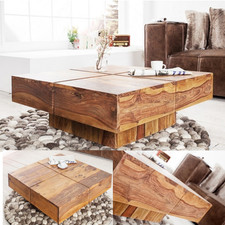 Design Massivholz Couchtisch
