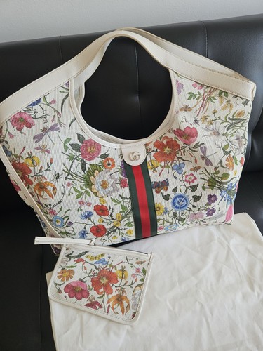 Gucci giglio flora tote - tote, bag