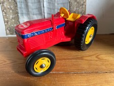 (RB)5025-4691, alter Traktor aus Plastik, Spielzeug, Deko