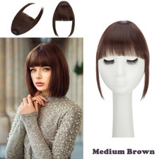 Wie Echthaar Pony Luft Bangs