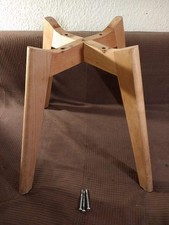 Stuhlgestell Stuhlbeine aus Holz 60x60x43 cm mit 3 Schrauben