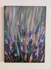Acrylbild Lavendel Original