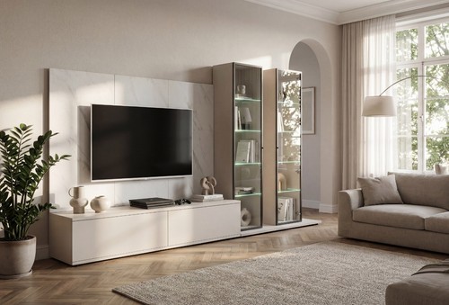Wohnwand anbauwand wohnzimmer - anbauwand,