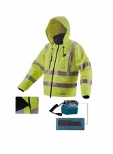 Makita Akku-Heizjacke CJ106DZM 3-Stufen Warnweste Solo-Inkl.USB Adapter Größe M 