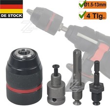 4in1 Profi Schnellspann Bohrfutter SDS Plus Adapter für Bohrmaschine Ø1.5-13mm