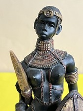Gilde figur afrikanerin - figur, mit