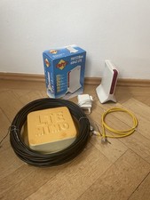 FRITZ!BOX 6842 LTE mit LTE MIMO Außenantenne und Twin LTE Kabel