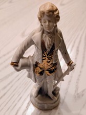 Porzellanfigur rokoko herr mit - porzellanfigur,