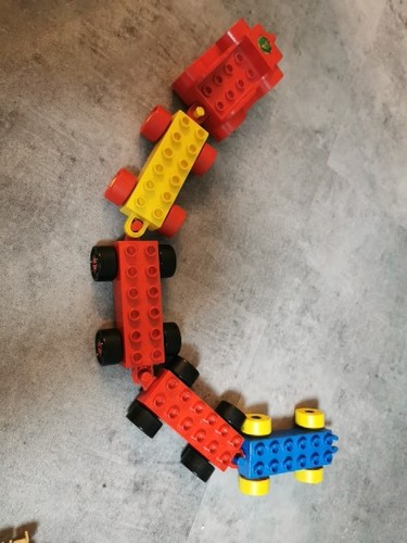 Lego duplo lok mit anhänger - lok,