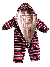 Baby Winter Schneeanzug Schneeoveral bunt gefüttert & wasserabweisend Gr. 74/80