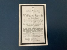 Sterbebild Soldat Gütenland Neunburg v. Wald Grenadier Gef.  1945 19 Jahre