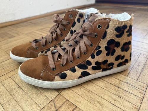 Hohe leder fell leo - leo, damen