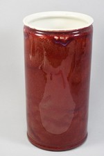 N93A03- KPM Berlin Seger Porzellan Ochsenblutglasur Lampenfuss Anf. 20.Jh