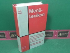 Menülexikon - Modernes Nachschlagewerk über die Zusammenstellung von internation