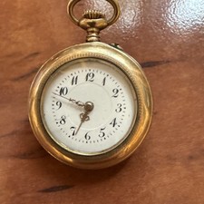 Antike Sprungdeckel Taschenuhr-DRUSUS Läuft Nicht An