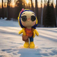 Handgemachte Häkelpuppe