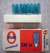 Fotoblitz 4 Stück Vacublitz XM 1B OSRAM universal 4 photoflashes in OVP