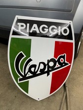 Vespa Piaggio ++ Emailschild ++ Replica ++ TOP Zustand ++ 50x40 cm