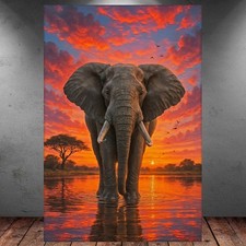 LEINWAND BILD ER XXL ELEFANT
