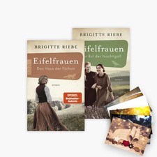 Brigitte Riebe Die Eifelfrauen-Reihe Band 1+2 plus 1 exklusives Postkartenset