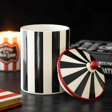 Black Striped Circus Tent