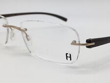 FreudenHaus Brille Herren Damen Randlos Gold Braun Austin Plus 2