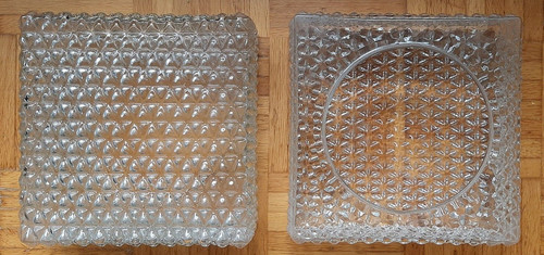 Stück vintage deckenlampe - 2,