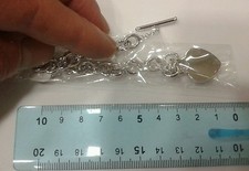 1 Armband Bleigranulat E Herz Silber 925 Herz Grande Silver Bracelet