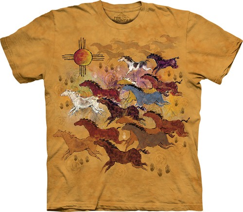 Indianer shirt horses - horses, and