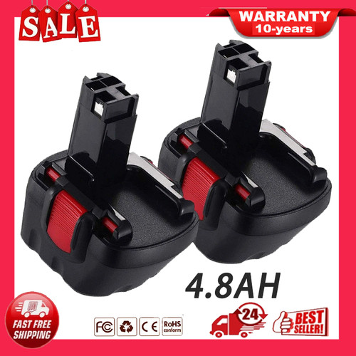 2pack 12v für bosch 4800mah - 12v,