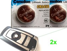 2 Batterien Schlüssel BMW F-Modelle Fernbedienung Funkschlüssel Batterie F30 F10