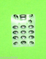 Tastaturmatte Tastenmatte Keypad schwarz für Nokia 5110  weiß durchleuchtend 