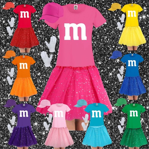 Glitzer kostüm tütü - m&m,