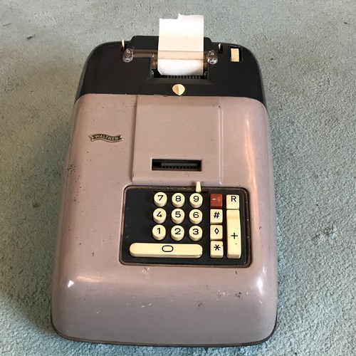 Alte walther rechenmaschine - walther,