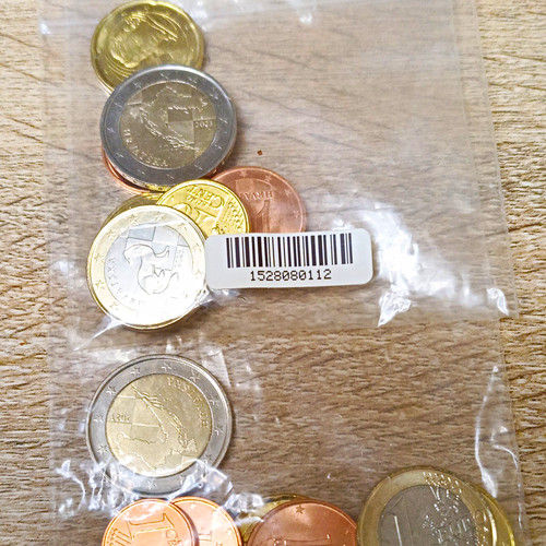 Erstausgabe euro münzsatz - 2x, euro-münzsatz