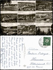 Ansichtskarte Buntenbock MB Stadtansichten 1961  gel. LANDPOSTSTEMPEL